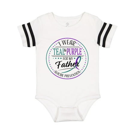 Inktastic Suicide Prevention- I Wear Teal and Purple for My Father Gift Baby Boy or Baby Girl Bodysuit
Inktastic Suicide Prevention- I Wear Teal and Purple for My Father Gift Baby Boy or Baby Girl Bodysuit