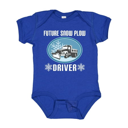 Inktastic Future Snow Plow Truck Driver Gift Baby Boy or Baby Girl Bodysuit