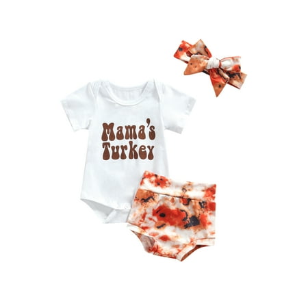 Michellecmm 2021 Baby Girls Clothes Thanksgiving Day Outfits Letter Print Romper+Tie-dye Shorts+Headband
Michellecmm 2021 Baby Girls Clothes Thanksgiving Day Outfits Letter Print Romper+Tie-dye Shorts+Headband
