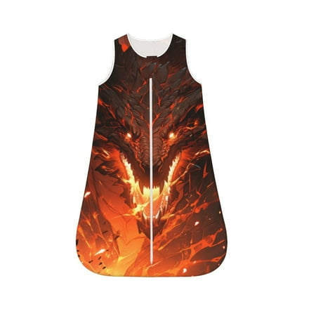 Cauagu Magma Fire Black Dragon for Infant Wearable Blanket Unisex Girl Boy Swaddle Transition Sack - Newborn Essentials Sleep Clothes-Large
Cauagu Magma Fire Black Dragon for Infant Wearable Blanket Unisex Girl Boy Swaddle Transition Sack - Newborn Essentials Sleep Clothes-Large