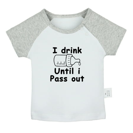 I Drink Until I Pass Out Funny T shirt For Baby Newborn Babies T-shirts Infant Tops 0-24M Kids Graphic Tees Clothing (Short Gray Raglan T-shirt 18-24 Months)
I Drink Until I Pass Out Funny T shirt For Baby Newborn Babies T-shirts Infant Tops 0-24M Kids Graphic Tees Clothing (Short Gray Raglan T-shirt 18-24 Months)