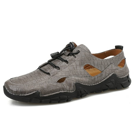 Lopise Men s Leather Sandals Fashion Breathable Outdoor Casual Sandals Anti Slip Wear-resistant Gray Sandals US Size 9.5
Lopise Men s Leather Sandals Fashion Breathable Outdoor Casual Sandals Anti Slip Wear-resistant Gray Sandals US Size 9.5