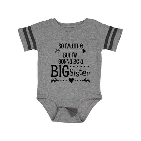Inktastic So I m Little but I m Gonna Be a Big Sister Gift Baby Girl Bodysuit
Inktastic So I m Little but I m Gonna Be a Big Sister Gift Baby Girl Bodysuit