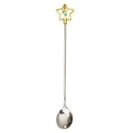 Meizhencang Dessert Spoon Cherry Blossom Shape Delicate Stainless Steel Five-pointed Star Fruit Fork Spoon for Coffee
Meizhencang Dessert Spoon Cherry Blossom Shape Delicate Stainless Steel Five-pointed Star Fruit Fork Spoon for Coffee