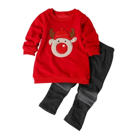 Baby Girls Boys Christmas Pants Set Long Sleeve Top Pants Outfit Fall Winter Clothes
Baby Girls Boys Christmas Pants Set Long Sleeve Top Pants Outfit Fall Winter Clothes
