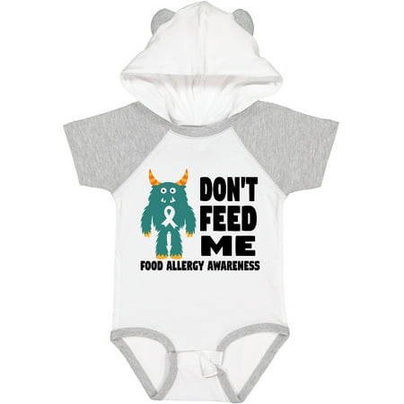 Inktastic Dont Feed Me with Monster Gift Baby Boy or Baby Girl Bodysuit