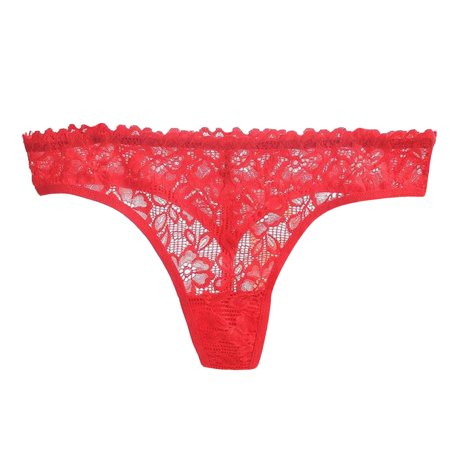 ZHAGHMIN Lace Low Waist Women Thongs Panties Solid Color Seamless Hollow Ladies Briefs Breathable Soft Underpants Underwear Red SizeL 
ZHAGHMIN Lace Low Waist Women Thongs Panties Solid Color Seamless Hollow Ladies Briefs Breathable Soft Underpants Underwear Red SizeL