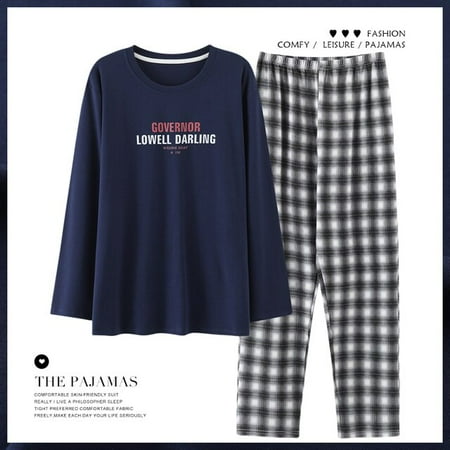 DanceeMangoo Mens Pajamas Set Autumn Winter Leisure Elastic Waist Men Sleepwear Set Cotton Mens Long Sleeve Nightwear Boys Loose Homewear
DanceeMangoo Mens Pajamas Set Autumn Winter Leisure Elastic Waist Men Sleepwear Set Cotton Mens Long Sleeve Nightwear Boys Loose Homewear