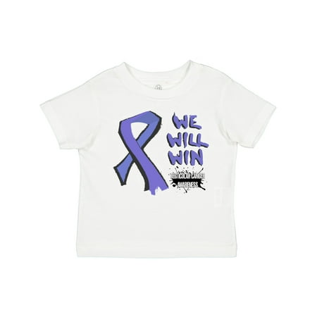 Inktastic Ribbon We Will Win Testicular Cancer Awareness Gift Toddler Boy or Toddler Girl T-Shirt
Inktastic Ribbon We Will Win Testicular Cancer Awareness Gift Toddler Boy or Toddler Girl T-Shirt