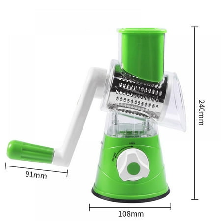 Produes Stainless Steel Multi-Functional Rotary Vegetable Slicer Manual Mincer Rotary Fruit Practical Durable Vegetable Slicer
Produes Stainless Steel Multi-Functional Rotary Vegetable Slicer Manual Mincer Rotary Fruit Practical Durable Vegetable Slicer