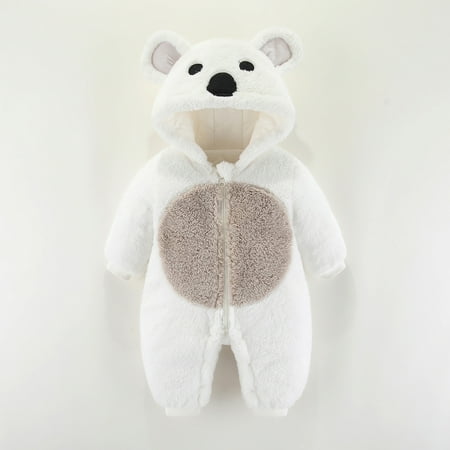 Juebong Baby Pajamas Toddler Baby Boys Girls Color Plush Cute Bear Ears Winter Thick Keep Warm Jumpsuit Romper Baby Romper for 9-12 Months
Juebong Baby Pajamas Toddler Baby Boys Girls Color Plush Cute Bear Ears Winter Thick Keep Warm Jumpsuit Romper Baby Romper for 9-12 Months