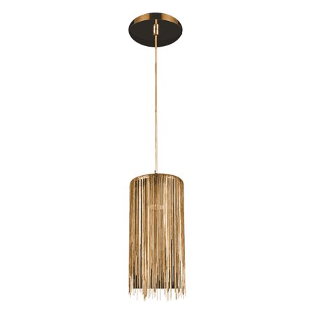 Avenue Lighting HF1205-G Fountain Ave 1 Light 6 inch Gold Pendant Ceiling Light