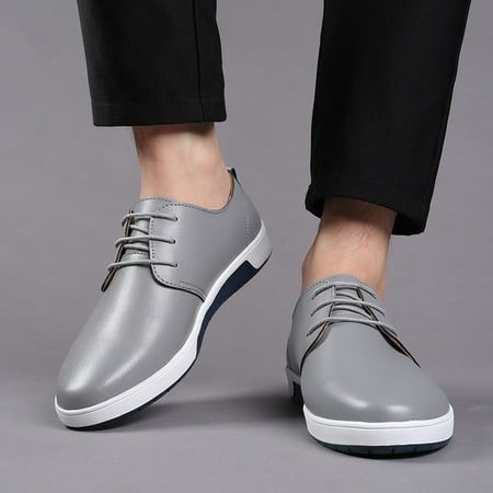 PhoneSoap Summer Style Men s Breathable Comfortable Business Lace Up Leisure Solid Color Leather Shoes Grey
PhoneSoap Summer Style Men s Breathable Comfortable Business Lace Up Leisure Solid Color Leather Shoes Grey