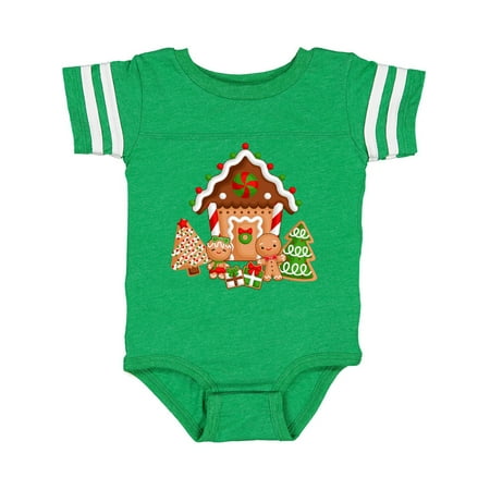 Inktastic Gingerbread House Christmas Gift Baby Boy or Baby Girl Bodysuit