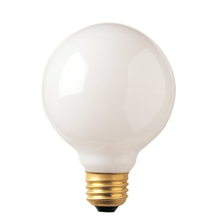 40 Watt Incandescent G30 Globe Medium Base White Pack of 24