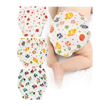 Spencer Potty Training Underwear Toddler Training Pants Soft Cotton Absorbent Reusable Washable Training Pants for Baby Boys & Girls
Spencer Potty Training Underwear Toddler Training Pants Soft Cotton Absorbent Reusable Washable Training Pants for Baby Boys & Girls