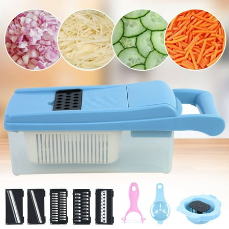 LANTRO JS 6 in1 Stainless Steel Manual Vegetable Slicer Potato Cutter Mandoline Kitchen
LANTRO JS 6 in1 Stainless Steel Manual Vegetable Slicer Potato Cutter Mandoline Kitchen