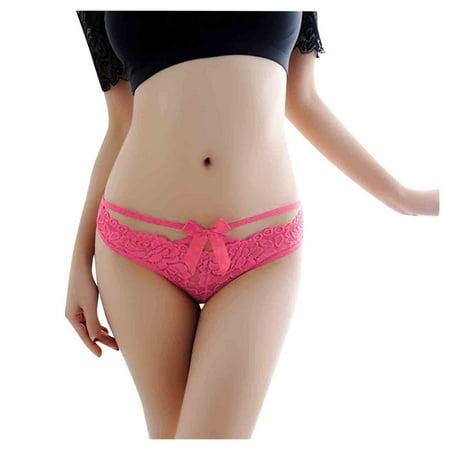 Knosfe Women s Lace Panties Bowknot Low Waisted Underwear Soft Stretch Breathable Briefs Free Size
Knosfe Women s Lace Panties Bowknot Low Waisted Underwear Soft Stretch Breathable Briefs Free Size