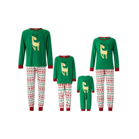 Peyakidsaa Matching Family Pajamas Sets Christmas Long Sleeve Elk Print Tops Trousers Suit / Romper Xmas Sleepwear
Peyakidsaa Matching Family Pajamas Sets Christmas Long Sleeve Elk Print Tops Trousers Suit / Romper Xmas Sleepwear