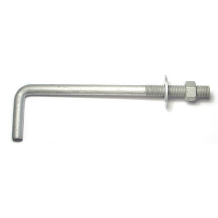 3/4 -10 x 12 Hot Dip Galvanized Anchor Bolts BABS-141 (10 pcs.)