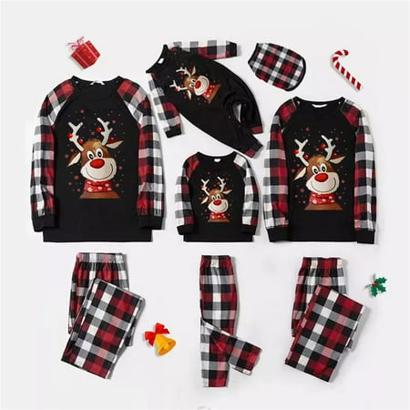Inevnen Matching Family Pajamas Sets Merry Christmas PJ s Plaid Long Sleeve Tee and Bottom Loungewear
Inevnen Matching Family Pajamas Sets Merry Christmas PJ s Plaid Long Sleeve Tee and Bottom Loungewear