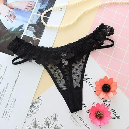 UoCefik Women Thongs Lace Sexy See Through Panties for Women T-Back Solid Low Rise Underwear
UoCefik Women Thongs Lace Sexy See Through Panties for Women T-Back Solid Low Rise Underwear