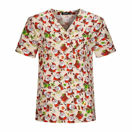 Fragarn Scrub Tops for Women — Classic Fit 1 Pocket Four-Way Stretch Anti-Wrinkle Women’s Medical Scrub Top Khaki M
Fragarn Scrub Tops for Women — Classic Fit 1 Pocket Four-Way Stretch Anti-Wrinkle Women’s Medical Scrub Top Khaki M