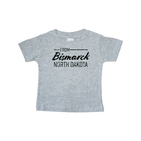 Inktastic From Bismarck North Dakota in Black Distressed Text Gift Baby Boy or Baby Girl T-Shirt
Inktastic From Bismarck North Dakota in Black Distressed Text Gift Baby Boy or Baby Girl T-Shirt