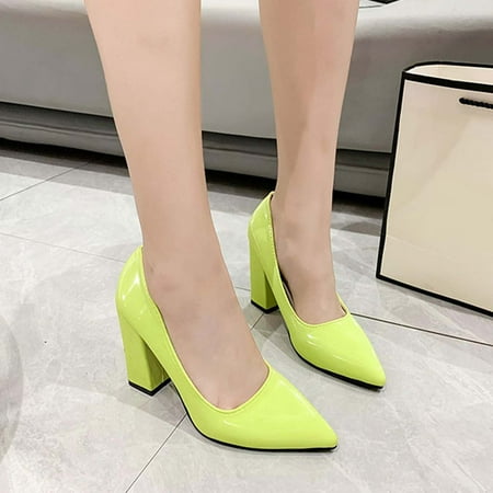 Jacenvly 2024 New Women s Fashion Pointed Toe Chunky Heels High Heels Shoes Multicolour Casual High Heels Shoes Green Sandals for Women Clearance
Jacenvly 2024 New Women s Fashion Pointed Toe Chunky Heels High Heels Shoes Multicolour Casual High Heels Shoes Green Sandals for Women Clearance