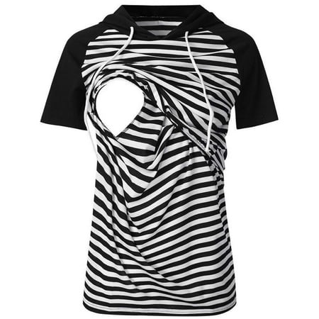 Wolfast Promotion Pregnant Women Clothes Short-sleeved T-shirt Hooded Breastfeeding Clothes
Wolfast Promotion Pregnant Women Clothes Short-sleeved T-shirt Hooded Breastfeeding Clothes