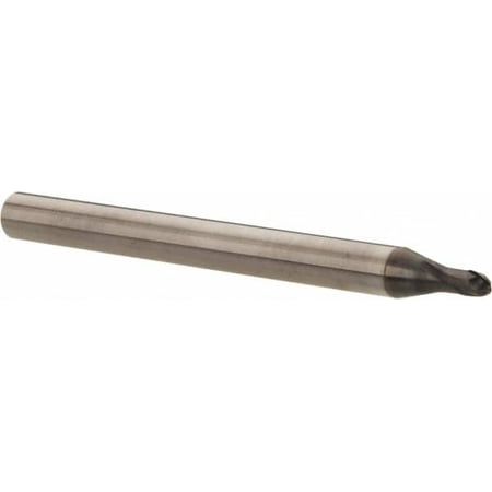OSG 1/8 Diam 1/8 LOC 2 Flute Solid Carbide Ball End Mill WXL Finish Single End 3 OAL 1/4 Shank Diam Spiral Flute
OSG 1/8 Diam 1/8 LOC 2 Flute Solid Carbide Ball End Mill WXL Finish Single End 3 OAL 1/4 Shank Diam Spiral Flute