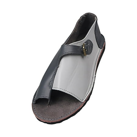 Gzztg Women Shoes Women S Flat Fish Mouth Sandals Buckle Round Toe Slip-On Color Matching Womens
Gzztg Women Shoes Women S Flat Fish Mouth Sandals Buckle Round Toe Slip-On Color Matching Womens