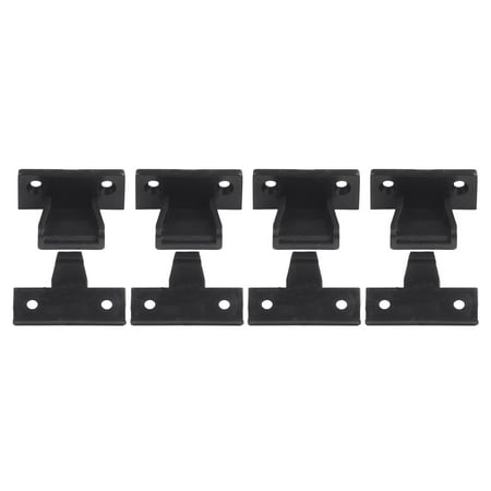 4 Pack Push In Fittings Press Fit Panel Clips Kitchen Plinth Fasteners