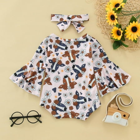 Cathalem Outfits for School Teen Girls Toddler Girls Winter Long Sleeve Cartoon Cow Flower Prints Romper New Born Baby Package Childrenscostume B 0-6 Months
Cathalem Outfits for School Teen Girls Toddler Girls Winter Long Sleeve Cartoon Cow Flower Prints Romper New Born Baby Package Childrenscostume B 0-6 Months