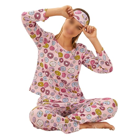 Avamo Women Casual Two Piece Outfits Long Sleeve Tops and Elastic Pant Rainbow Print Pajamas Sleepwear Nightwear
Avamo Women Casual Two Piece Outfits Long Sleeve Tops and Elastic Pant Rainbow Print Pajamas Sleepwear Nightwear