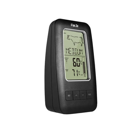 HOMEMAXS Thermometer Wireless Grill Hanging with Probe Food Smart Thermometer Kitchen Accessories BBQ Tool (Black)
HOMEMAXS Thermometer Wireless Grill Hanging with Probe Food Smart Thermometer Kitchen Accessories BBQ Tool (Black)