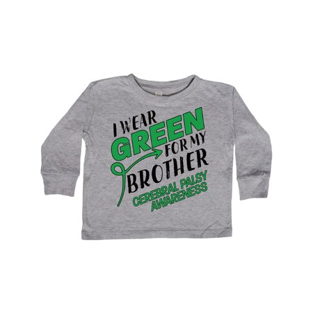 Inktastic I Wear Green for my Brother- Cerebral Palsy awareness Gift Toddler Boy or Toddler Girl Long Sleeve T-Shirt
Inktastic I Wear Green for my Brother- Cerebral Palsy awareness Gift Toddler Boy or Toddler Girl Long Sleeve T-Shirt