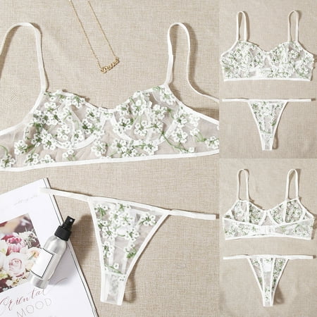 MRULIC lingerie for women Women Bra New Fashion G-String Thong Sleepwear Underwear Lingerie Flower White + XXL
MRULIC lingerie for women Women Bra New Fashion G-String Thong Sleepwear Underwear Lingerie Flower White + XXL