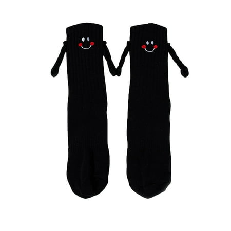 Canis Magnetic Hand Holding Socks Funny Socks Ankle Socks for Kids Adults