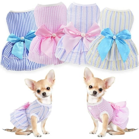 DogDressesforSmallDogsGirl4PackSummerPuppyClothesOutfitApparelFemaleCuteCatSkirtPupTutuPinkYorkieClothingBreathablePetDressforFrenchBulldogChihuahua L F57908
DogDressesforSmallDogsGirl4PackSummerPuppyClothesOutfitApparelFemaleCuteCatSkirtPupTutuPinkYorkieClothingBreathablePetDressforFrenchBulldogChihuahua L F57908