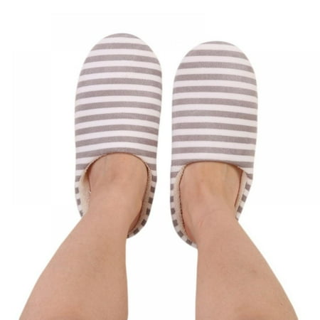 Women s Soft Indoor Striped Slippers Cotton Memory Foam Slip on Home Shoes House Non-Slip Slippers
Women s Soft Indoor Striped Slippers Cotton Memory Foam Slip on Home Shoes House Non-Slip Slippers
