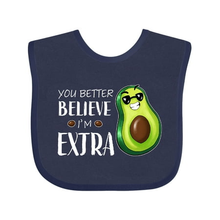 Inktastic You Better Believe I m Extra Funny Avocado Gift Baby Boy or Baby Girl Bib
Inktastic You Better Believe I m Extra Funny Avocado Gift Baby Boy or Baby Girl Bib