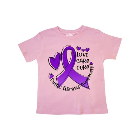 Inktastic Love Care Cure Cystic Fibrosis Awareness Purple Ribbon Gift Toddler Boy or Toddler Girl T-Shirt
Inktastic Love Care Cure Cystic Fibrosis Awareness Purple Ribbon Gift Toddler Boy or Toddler Girl T-Shirt
