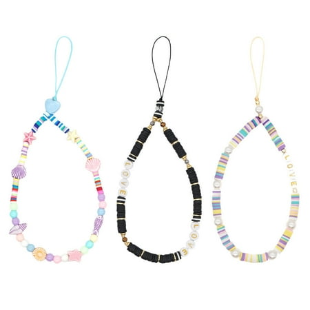 3Pcs Mobile Phone Anti-lost Polymer Clay Chains Mobile Phone Hanging Chains Decors
3Pcs Mobile Phone Anti-lost Polymer Clay Chains Mobile Phone Hanging Chains Decors