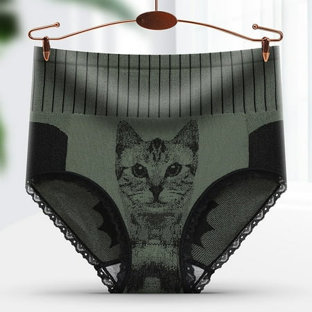 3 Pack Women s High Waisted Retro Briefs Panties Crotch with graphene Seamless Plus Size Cat Pattern Underwear
3 Pack Women s High Waisted Retro Briefs Panties Crotch with graphene Seamless Plus Size Cat Pattern Underwear