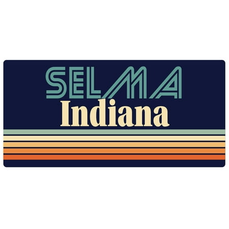 Selma Indiana 5 x 2.5-Inch Fridge Magnet Retro Design