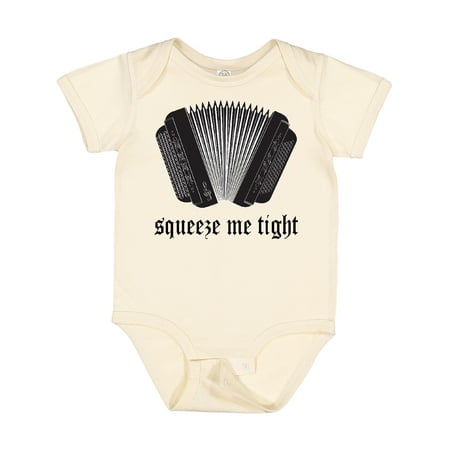 Inktastic Squeeze Me Accordion Music Gift Baby Boy or Baby Girl Bodysuit