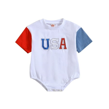 Onesies For Baby Boys Girls Short Sleeve Independence Day 4Th Of July Pullover Romper Sweatshirt Bodysuits For 6-12 Months
Onesies For Baby Boys Girls Short Sleeve Independence Day 4Th Of July Pullover Romper Sweatshirt Bodysuits For 6-12 Months