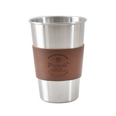 TINYFULL Stainless Steel Coffee Cup with Leather Non-slip Anti-scalding Sleeves Drinking Cup Beer Milk Tea Coffee Mug for Home
TINYFULL Stainless Steel Coffee Cup with Leather Non-slip Anti-scalding Sleeves Drinking Cup Beer Milk Tea Coffee Mug for Home