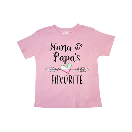 Inktastic Nana and Papa s Favorite- Heart Grandchild Gift Toddler Boy or Toddler Girl T-Shirt
Inktastic Nana and Papa s Favorite- Heart Grandchild Gift Toddler Boy or Toddler Girl T-Shirt
